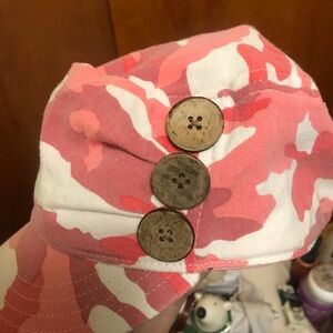 Cabelas  Pink Camouflage Women's Cap with Buttons